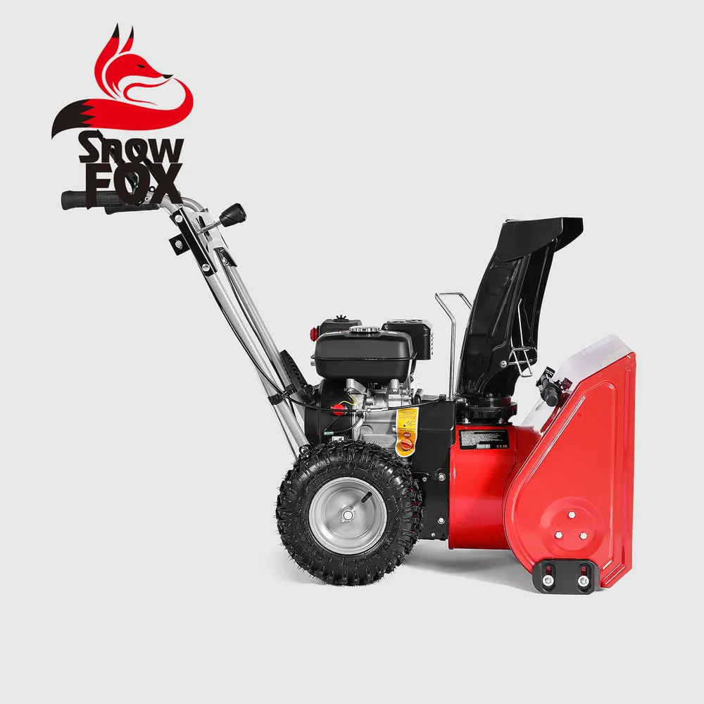 Бензиновый снегоуборщик Snow Fox с ручным стартером (KCM21), фотография 3